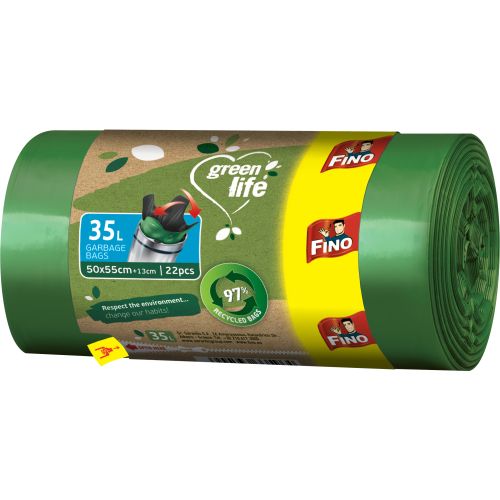 Fino Green Life pytle na odpad  35l 50x55cm  22ks